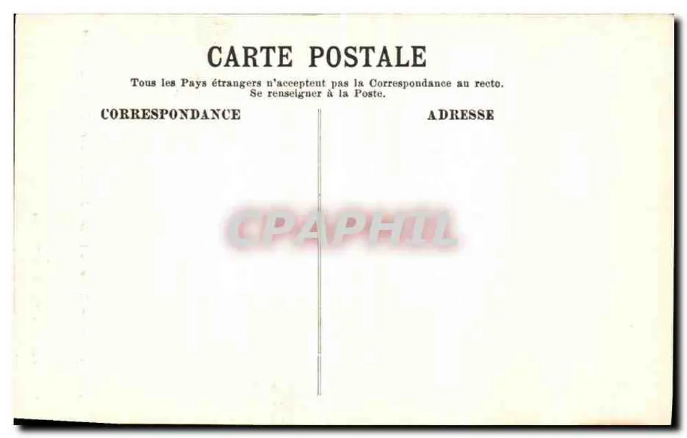 Dauphiné — Route de la Grande Chartreuse. Ausgang aus dem Wüsten — Papeterie des Alpes, Eug. Robert, Grenoble - Rückseite