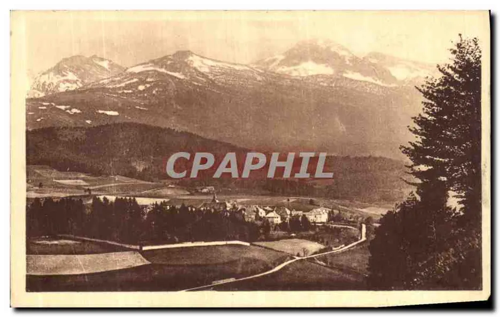 Villard-de-Lans — Allgemeiner Blick und Le Moucherotte — Verlag nicht sichtbar - Vorderseite