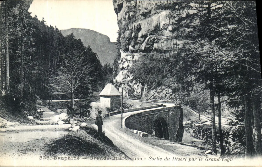 Dauphiné — Grande-Charteuse — Ausgang aus dem Wüste durch den Grand-Logis - Vorderseite