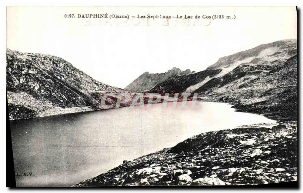 Dauphiné (Oisans) — Les Sept-Laux : See Cos (2182 m.) — A.V. n° 0197 - Vorderseite