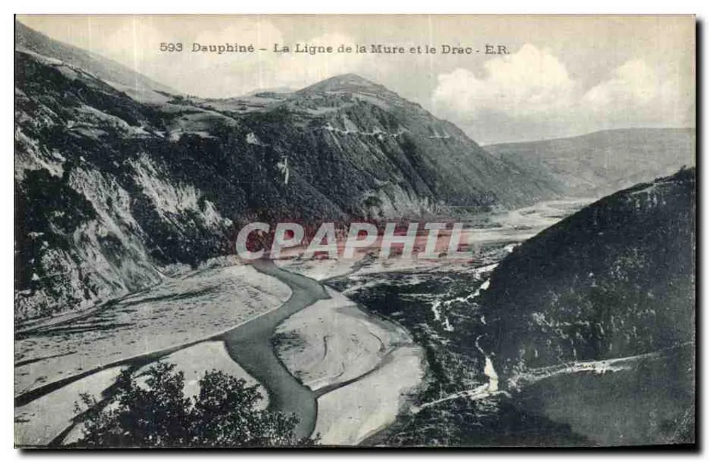 Dauphiné — La Ligne de la Mure et le Drac — E.R. — Nr. 593 - Vorderseite