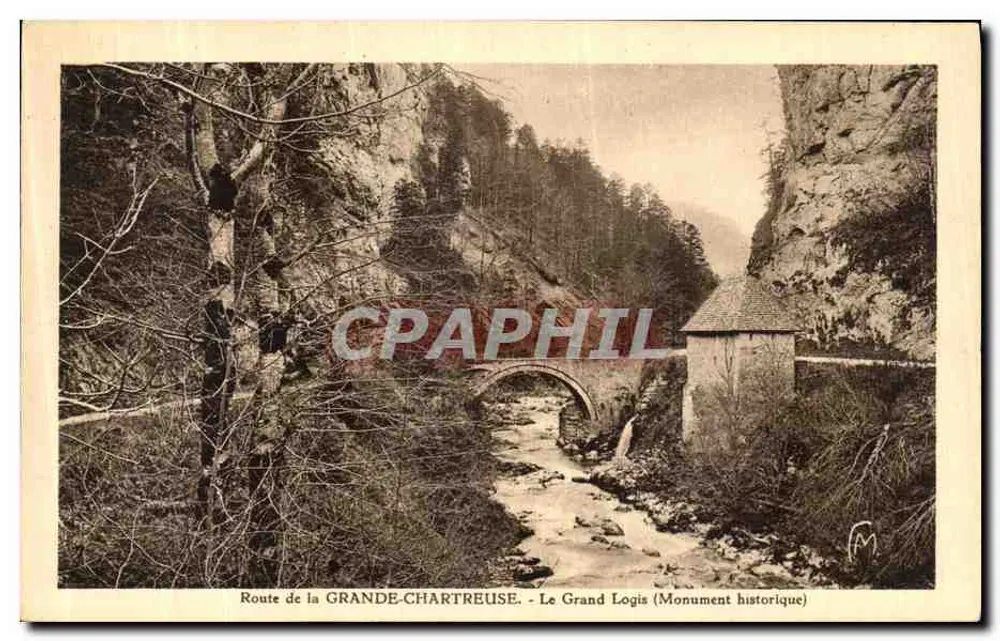 Route der GRANDE-CHARTREUSE — Le Grand Logis (Historisches Monument) - Vorderseite