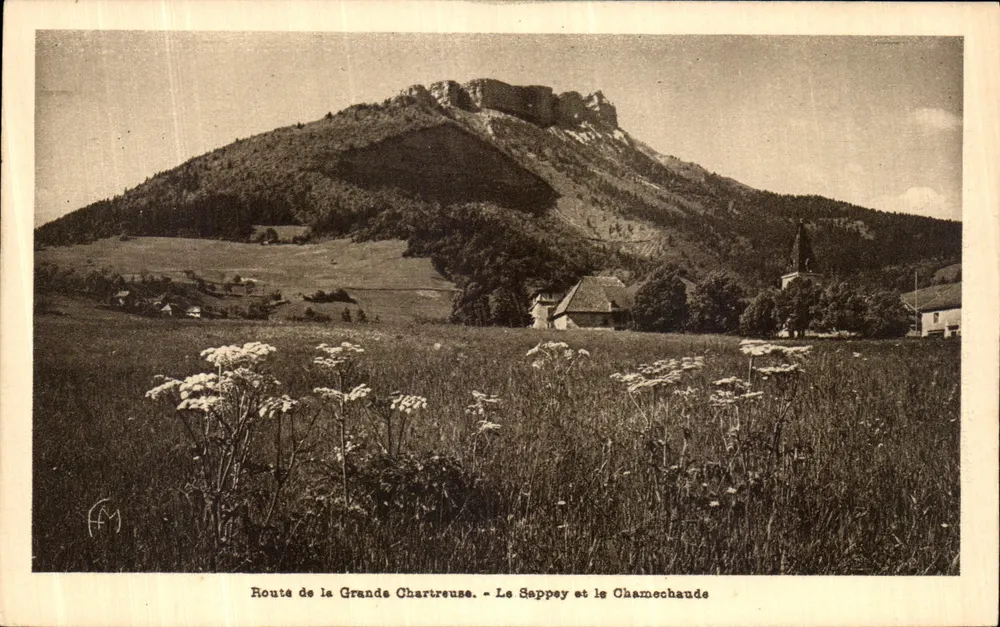 Route der Grande Chartreuse — Le Sappey und Le Chamechaude — Edition Martinonto Frères - Vorderseite