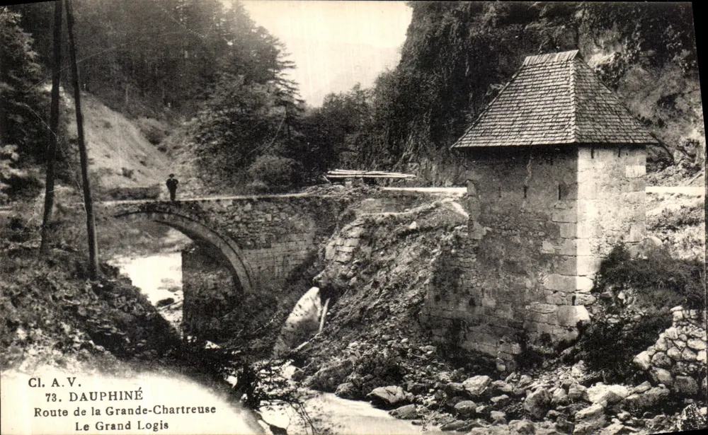Der Grand Logis — Route de la Grande-Chartreuse — Cl. A.V. 73. DAUPHINÉ - Vorderseite