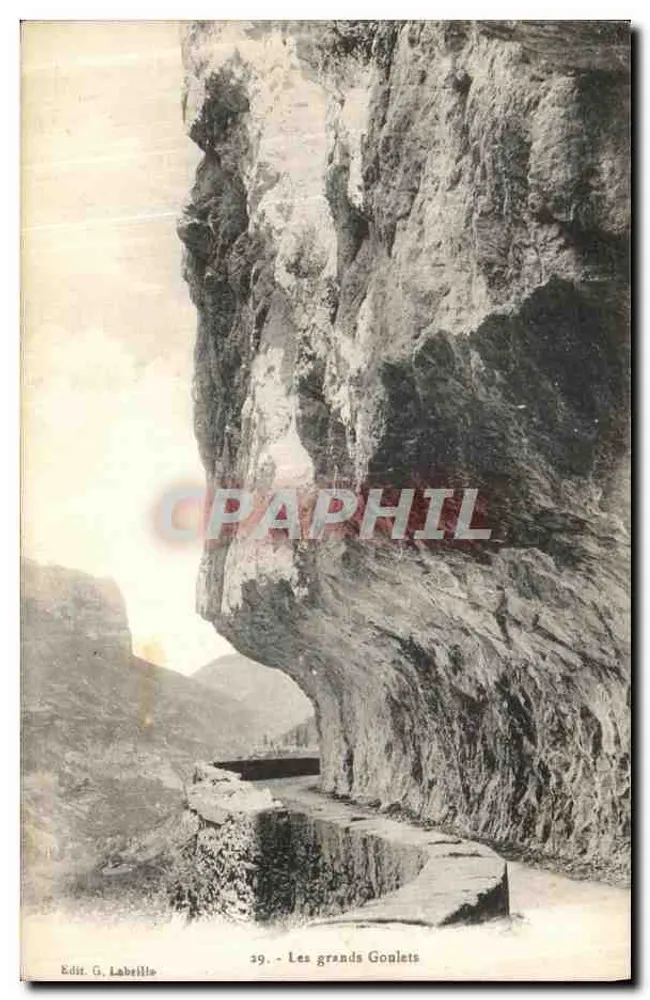 Os Grandes Goulets — Gorges do Verdon — Edit. G. Labellie, n°39 - Frente
