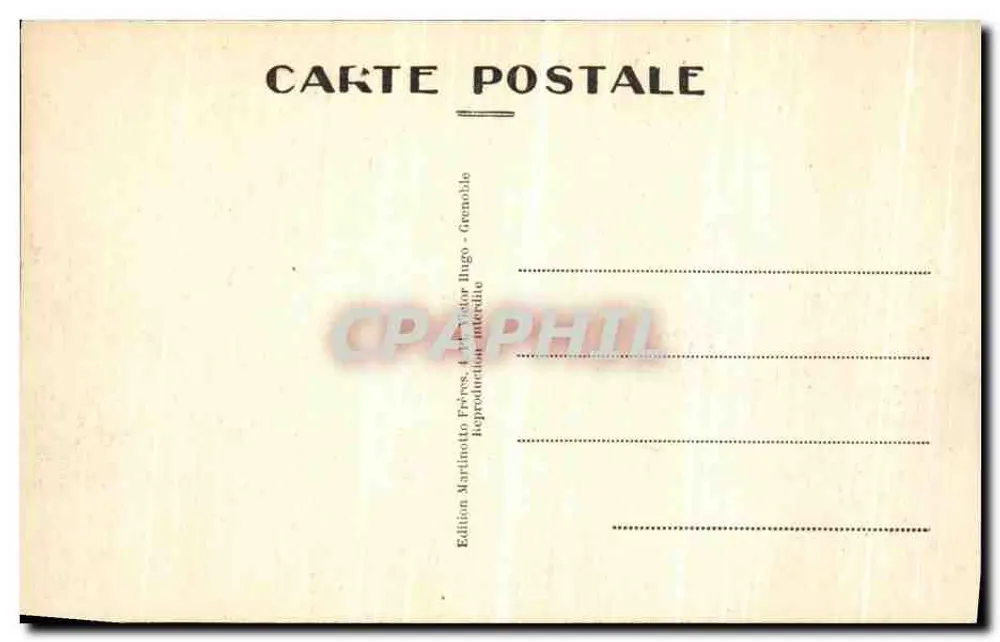 O Castelo de Vizille (século XVII) e o Parque. - Verso