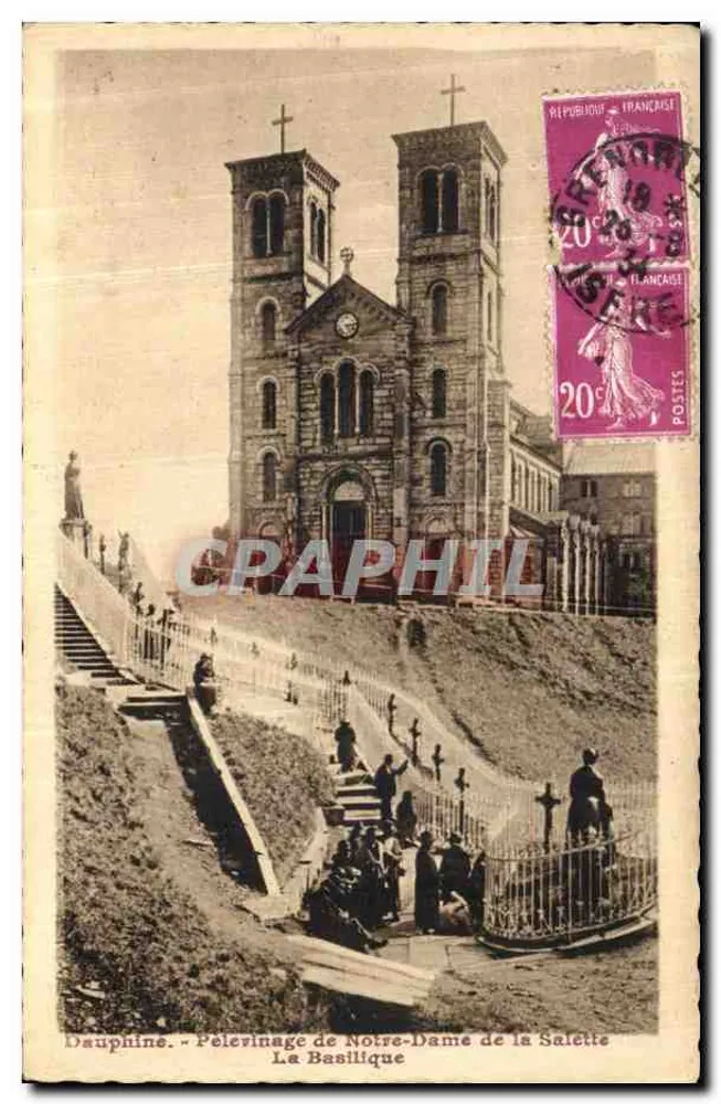 Dauphiné - Pilgerung zu Notre-Dame de la Salette - Die Basilika - Vorderseite