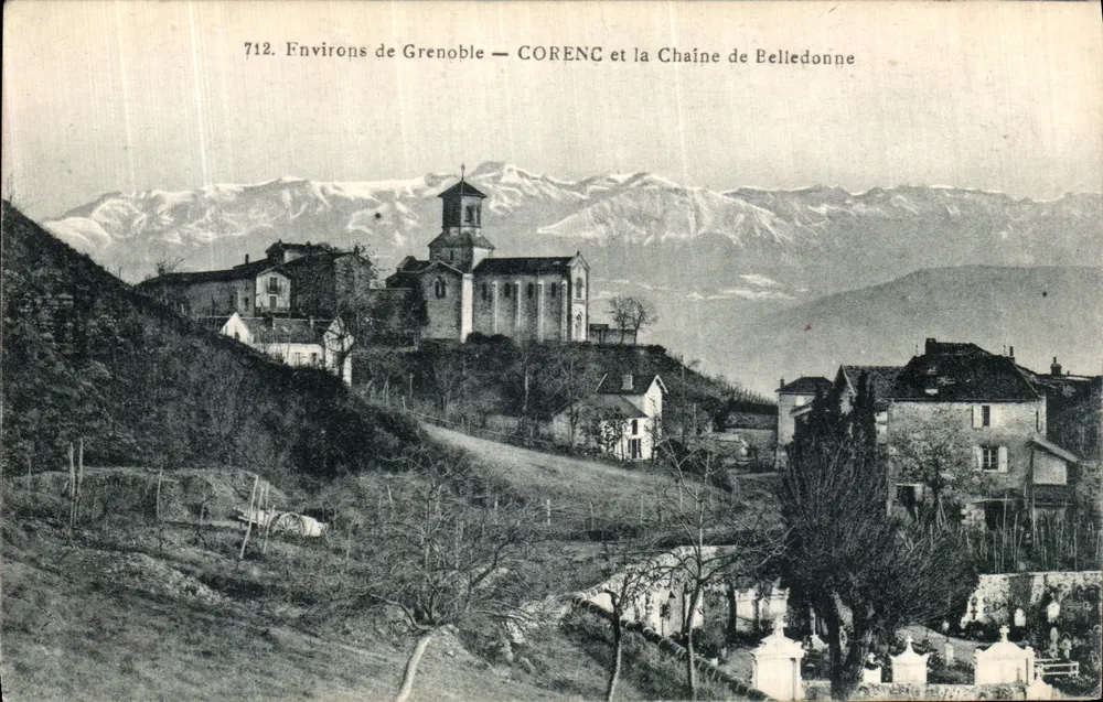 Côrènec und die Belledonne-Kette — Umgebung von Grenoble — n°712 - Vorderseite