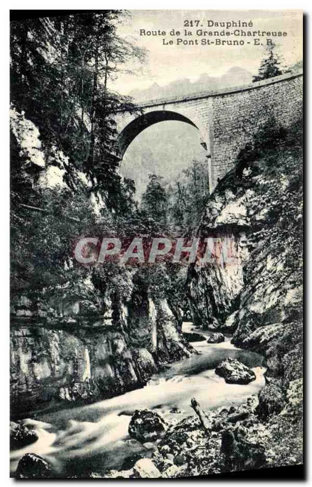 Brücke St-Bruno — Route de la Grande-Charteuse — E. R. n°217 - Vorderseite