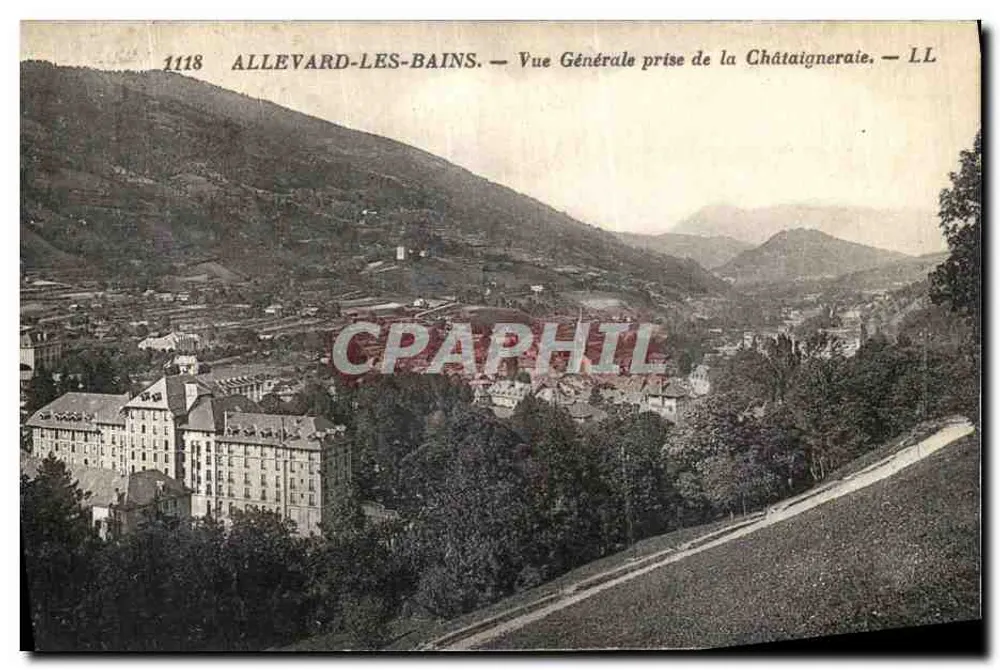 Allevard-les-Bains — Allgemeiner Blick von der Châtaigneraie — LL - Vorderseite