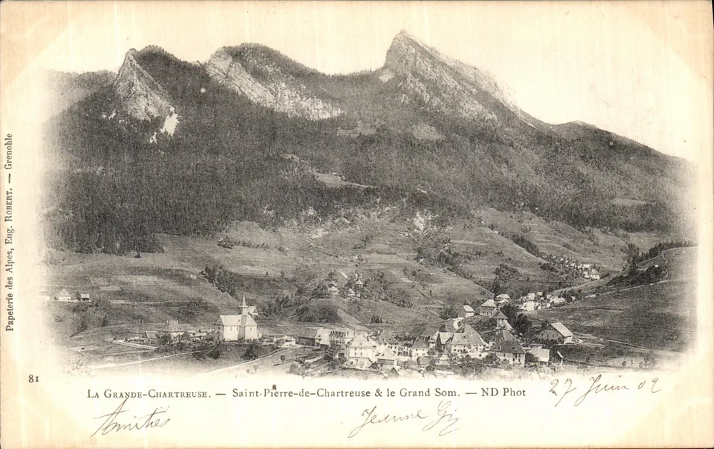La Grande-Chartreuse — Saint-Pierre-de-Chartreuse & der Grand Som — ND Phot - Vorderseite