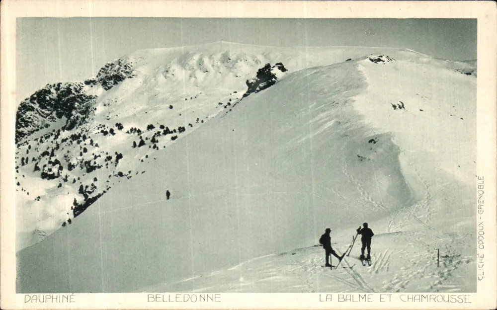 La Balme y Chamrousse — Dauphiné, Belledonne — Cliché Oppoux - Grenoble - Anverso