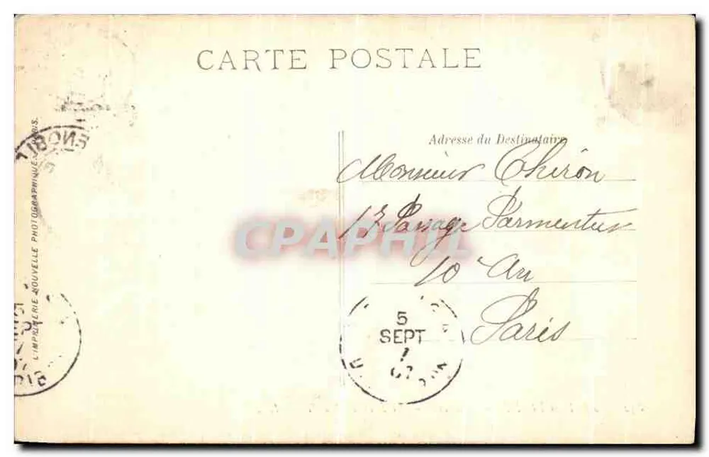 O Dauphiné — Allevard — Le Bout du Monde — LL. - Verso