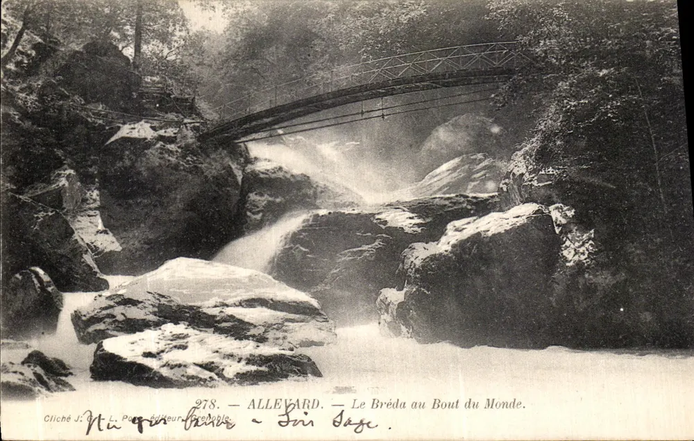 Allevard — Der Bréda am Ende der Welt — Cliché J. P. L. Ponce, unbekannter Verleger, Nr. 278 - Vorderseite