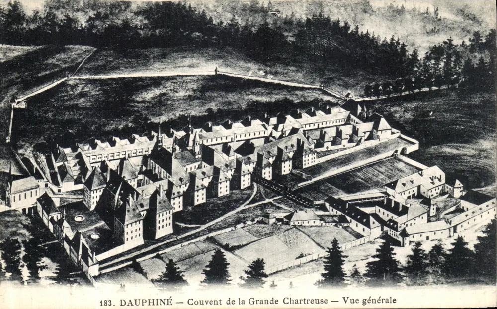 Dauphiné — Kloster der Grande Chartreuse — Allgemeiner Blick — P. Gaude, phot.-Verlag Grenoble - Vorderseite