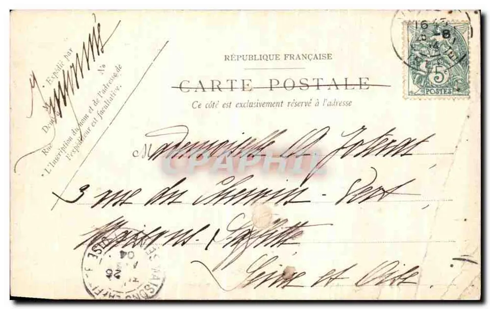 La Grande-Chartreuse — O Mosteiro — Papeterie des Alpes — Eug. Robert, Grenoble - Verso