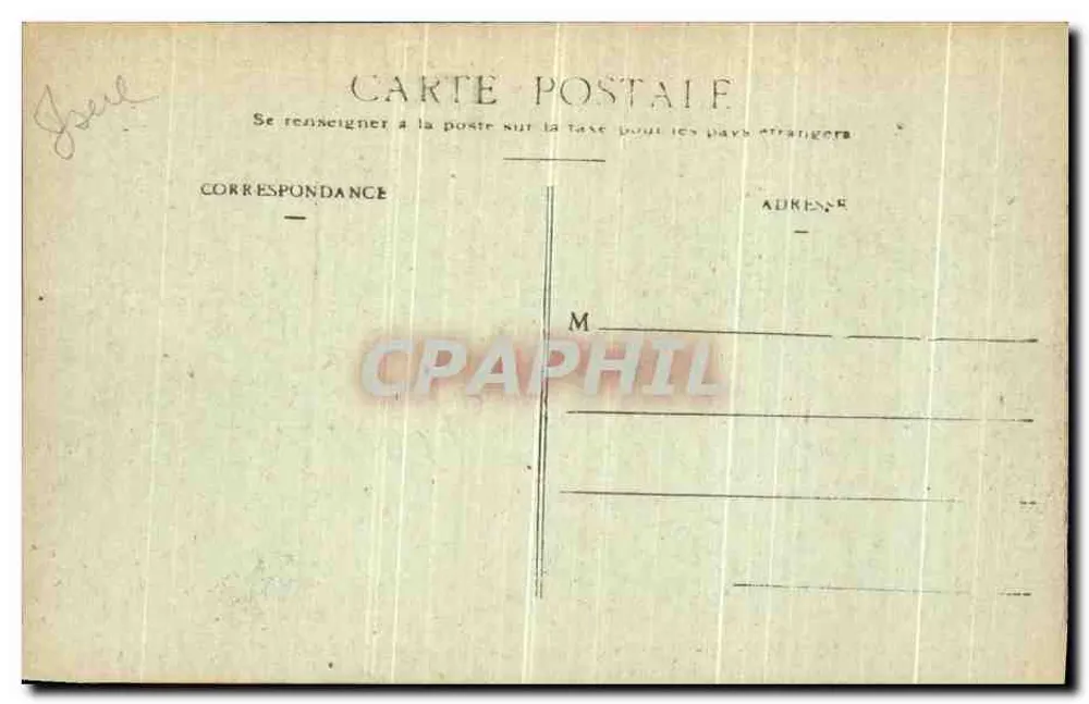 Pilgerreise zu N.-D. de la Salette - Du Chamoux, erster Plan: Le Quairelet — Aufnahme Faure - Rückseite