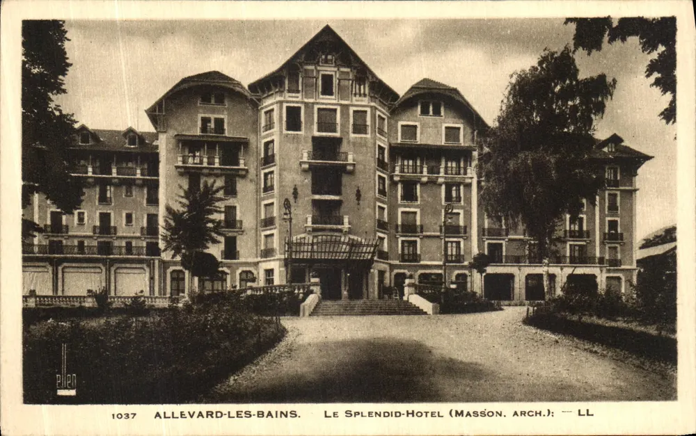 Allevard-les-Bains — O Splendid-Hotel (Masson, Arq.) — LL - Frente