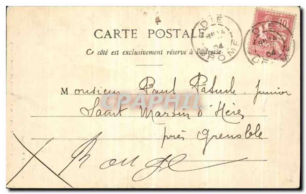 Floresta de Lente — Estrada de Combe-Laval — Editor Villegas, n°47 - Verso