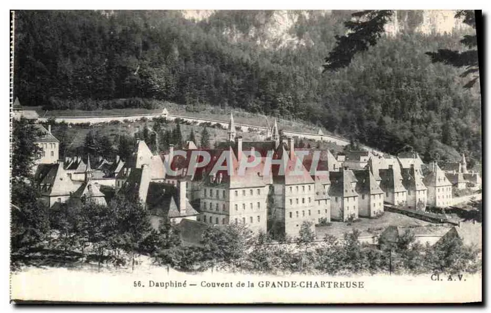 Dauphiné — Klooster van de Grande-Chartreuse — Cl. A.V. n°56 - Voorkant