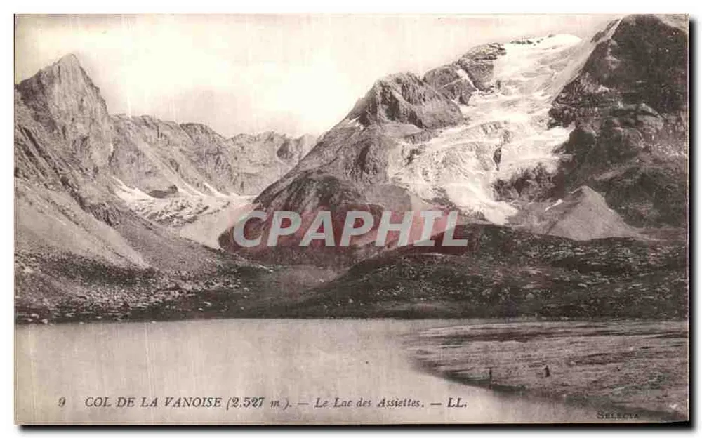 Col de la Vanoise (2.587 m) — See der Assiettes — Selecta - Vorderseite