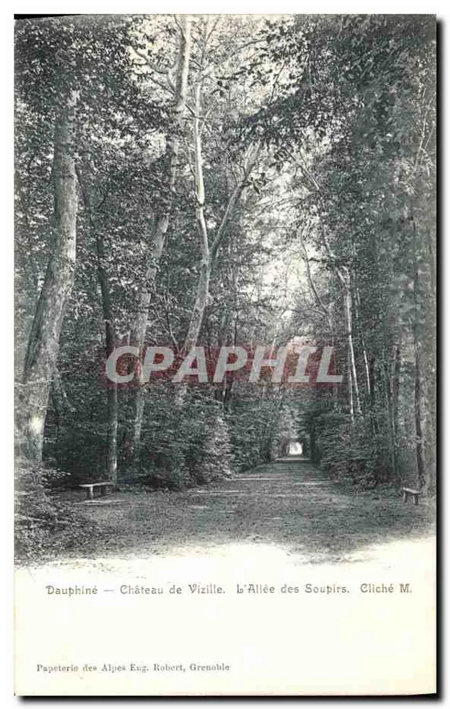 Dauphiné — Schloss Vizille — Die Gasse der Seufzer — Cliché M. — Papeterie des Alpes Eng. Robert, Grenoble - Vorderseite