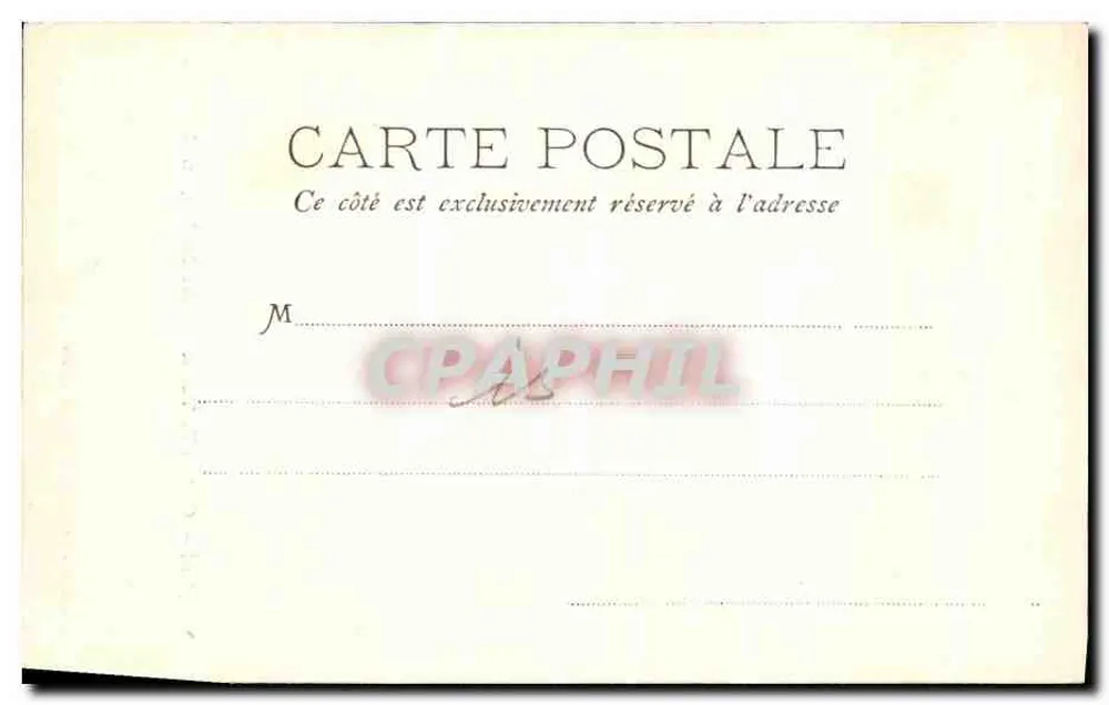 Dauphiné — Schloss Vizille — Die Gasse der Seufzer — Cliché M. — Papeterie des Alpes Eng. Robert, Grenoble - Rückseite