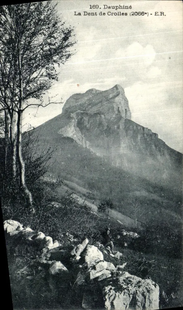 A Dente de Crolles (2066m) — Dauphiné — E.R. n°169 - Frente