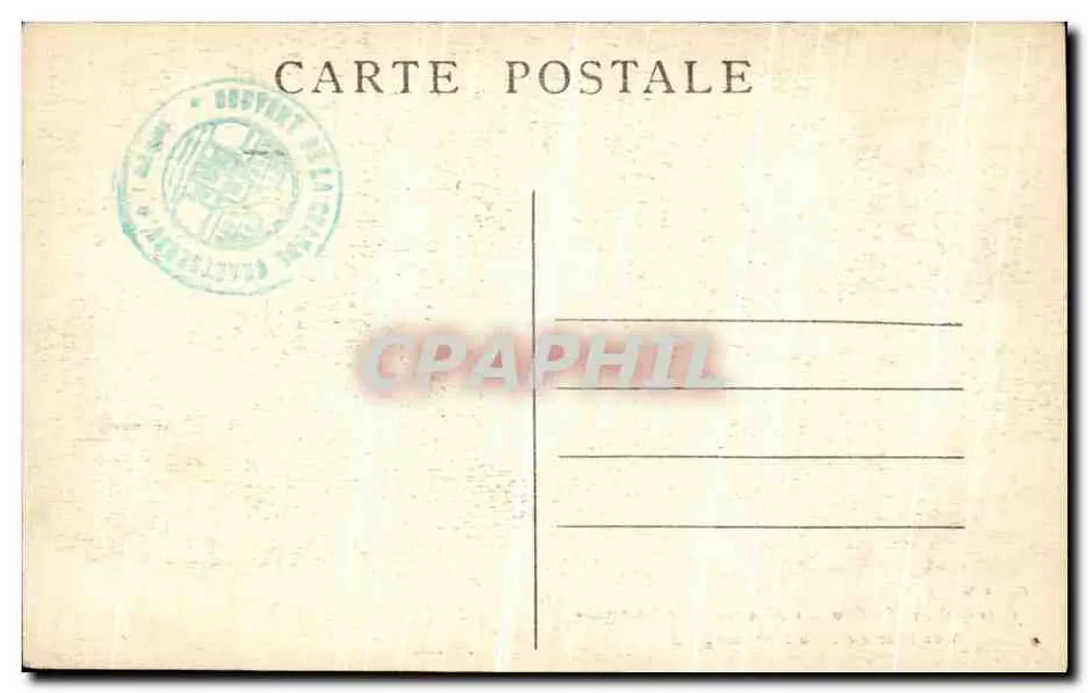 Dauphiné - Kloster der Grande-Chartreuse — Reduzierte und vollständige allgemeine Ansicht — CI A.V. Nr. 60 - Rückseite