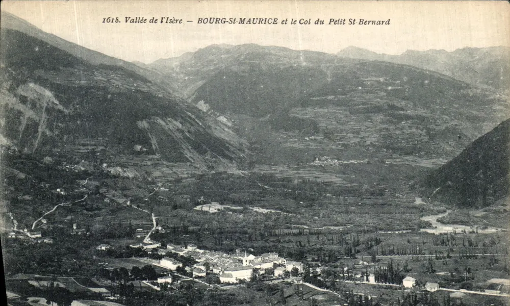 Tal der Isère — Bourg-St-Maurice und der Col du Petit Saint Bernard - Vorderseite