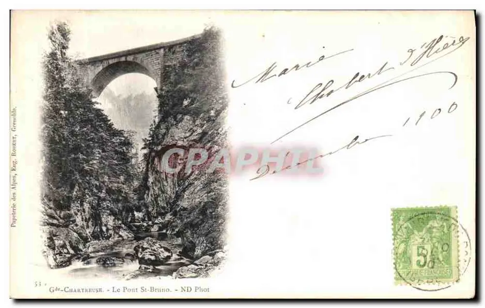 Gîte-Chartreuse - Le Pont St-Bruno - ND Phot - Vorderseite