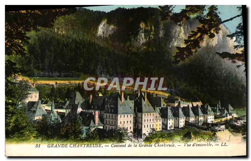 Grande Chartreuse — Mosteiro da Grande Chartreuse — Vista geral — LL. - Frente