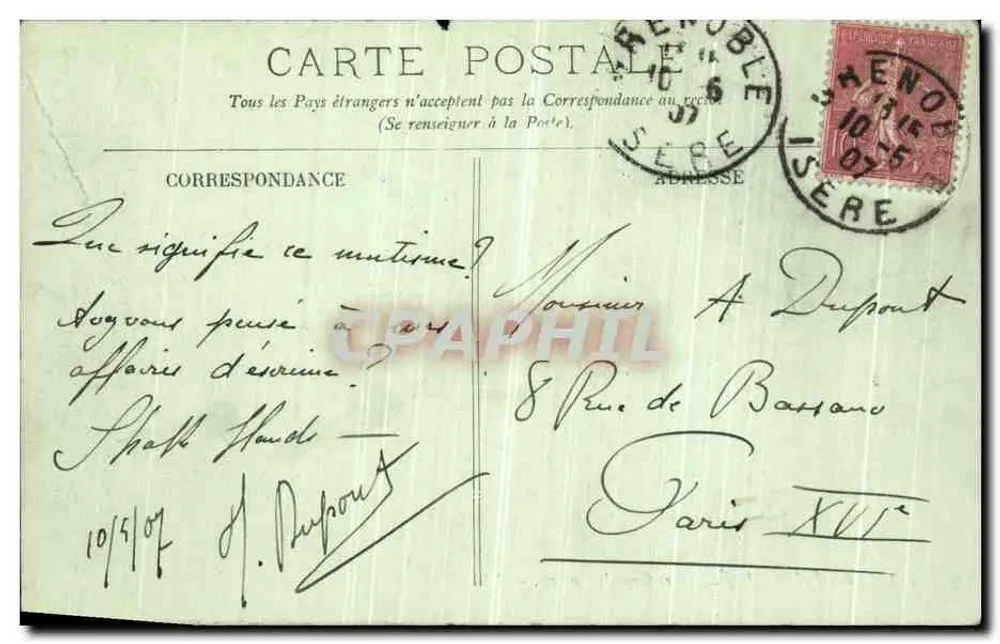O Dauphiné — Os Grandes Goulets — LL. — LL. — LL. - Verso