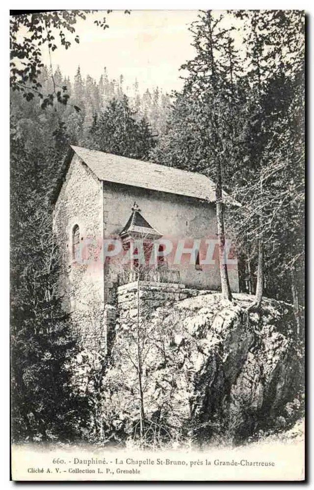 Dauphiné - La Chapelle St-Bruno, nahe der Grande-Chartreuse — Foto von A. V., Sammlung L. P., Grenoble - Vorderseite