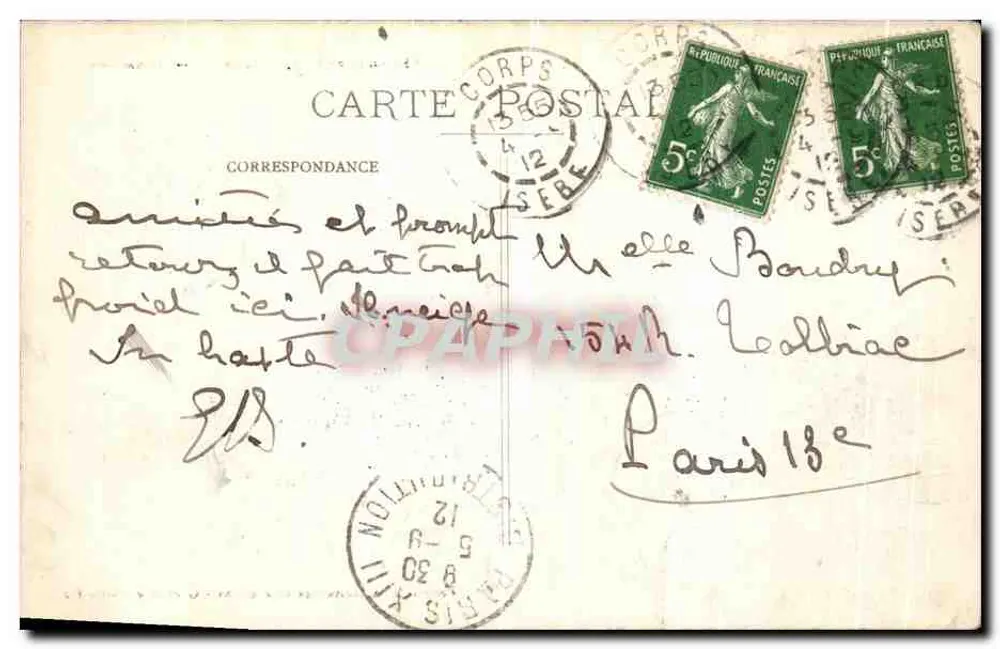 Peregrinação de N.-D. de La Salette — Assunção — Photo-Hall, Grenoble - Verso