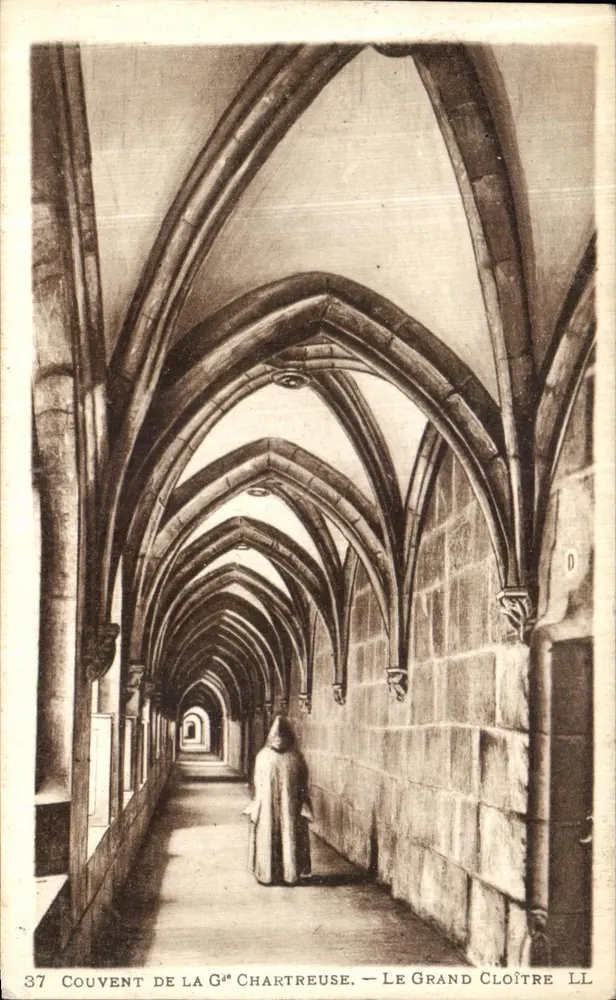 Convento da Grande Chartreuse — O Grande Claustro — Editor LL n°37 - Frente