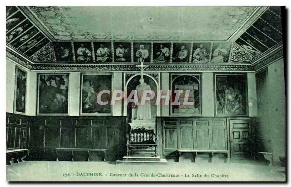 Dauphiné - Konvent von La Grande-Chartreuse - Die Kapitelhalle - Vorderseite