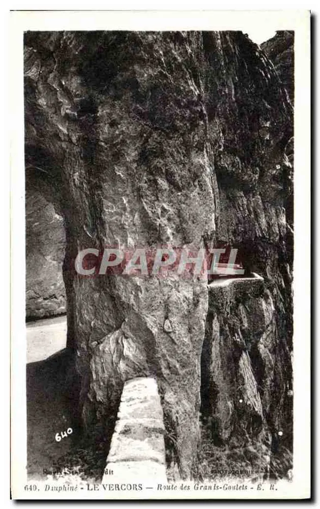 Druphiné - Le Vercors — Route des Grands-Goulets — Éd. R. - Vorderseite