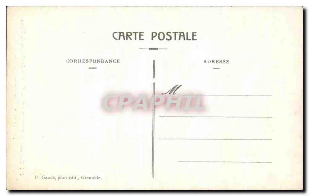 Umgebung von GRENOBLE — Klettern am Casque de Néron — Passage ohne Griffe - Rückseite