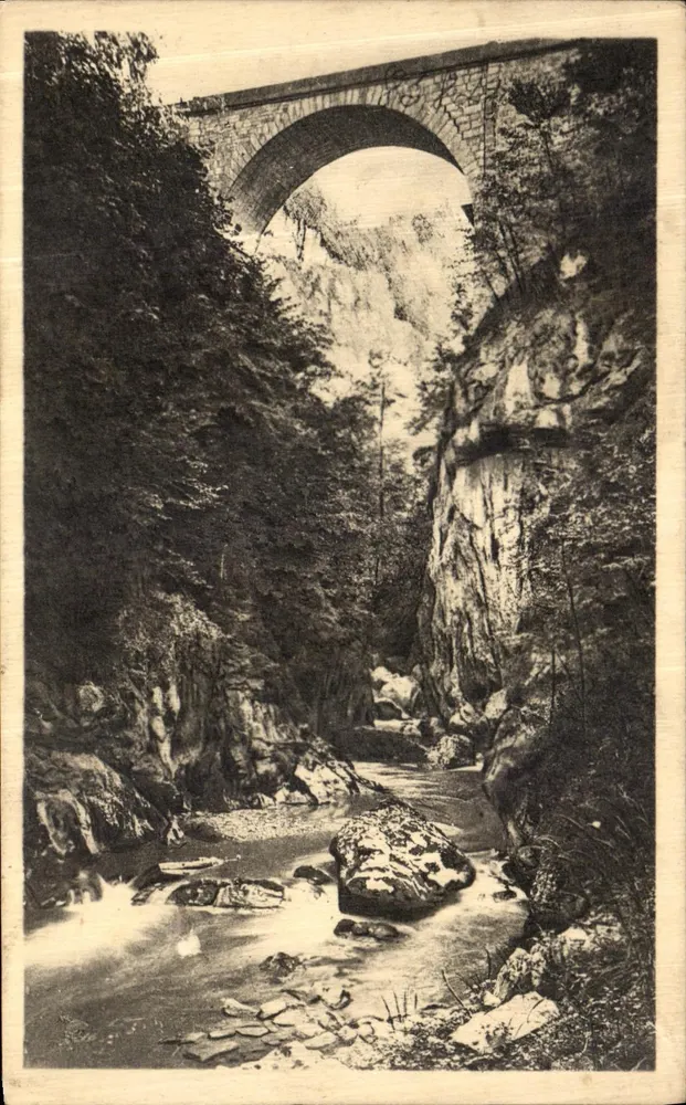 Der Pont Saint-Bruno — La Grande Chartreuse — Verlag: LE DAUPHINE PITTORESQUE, Nr. 858 - Vorderseite