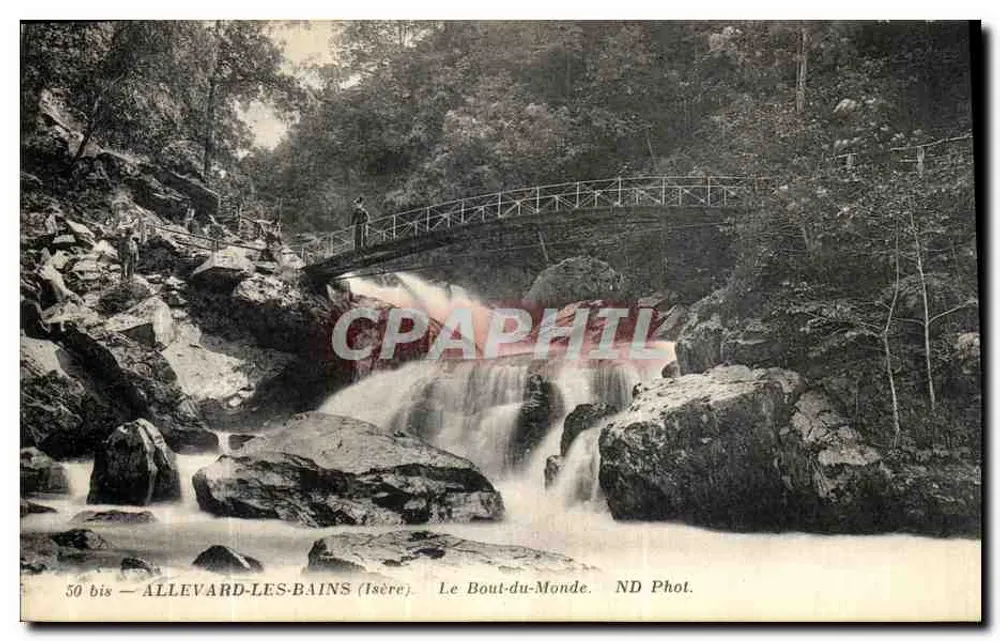 Allevard-les-Bains (Isère) — O Fim-do-Mundo — ND Phot. - Frente