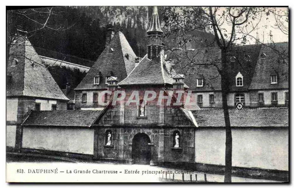 Dauphiné — Grande Chartreuse — Haupteingang des Konvents - Vorderseite