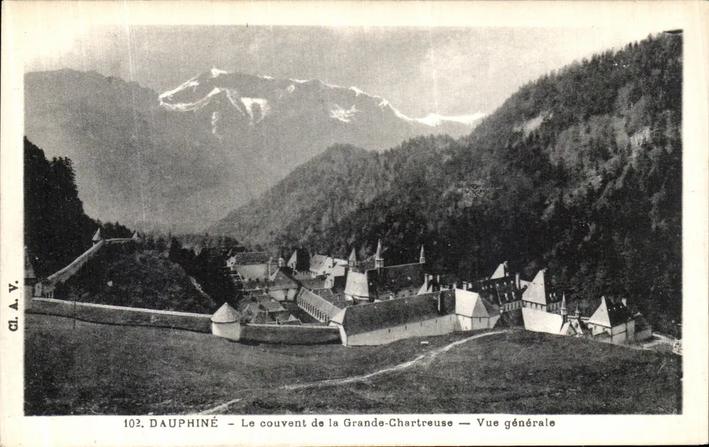 Dauphiné — Das Kloster Grande-Chartreuse — Allgemeiner Blick — GL.A.V. n°102 - Vorderseite