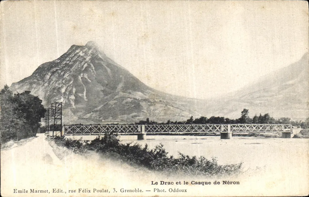 De Drac en het Helm van Nero — Grenoble — Uitgever Emile Marmet, straat Félix Poulat, 3. — Fot. Oddoux - Voorkant