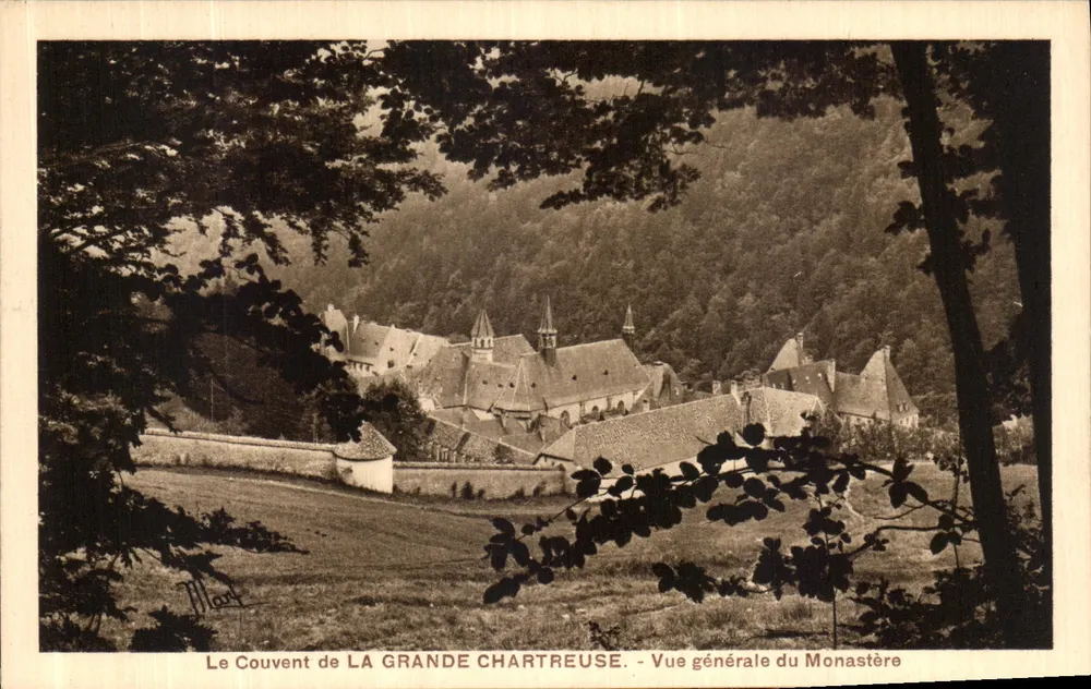Das Kloster LA GRANDE CHARTREUSE - Allgemeiner Blick auf das Kloster - Vorderseite