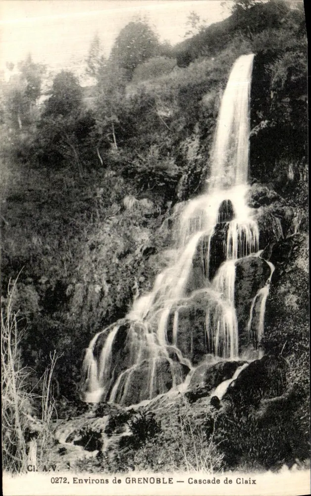 Ambiente de GRENOBLE — Cachoeira de Claix — CI. A.V. n° 0272 - Frente