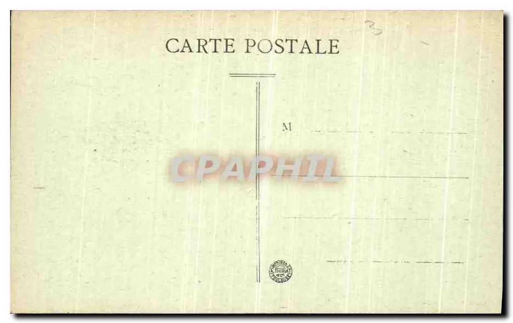 Vizille - Innere Eingang des Schlosses — Dauphiné — Cliché A. V. Grenoble — n° 090 - Rückseite