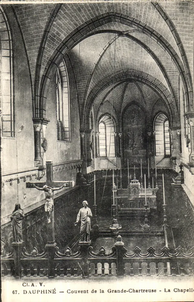 Dauphiné — Couvent de la Grande-Chartreuse — La Chapelle — CI.A.V. n°67 - Vorderseite