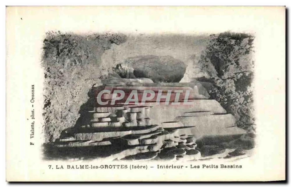 La Balme-les-Grottes (Isère) — Innere — Les Petits Bassins — F. Vialatte, phot. - Oyonnax - Vorderseite