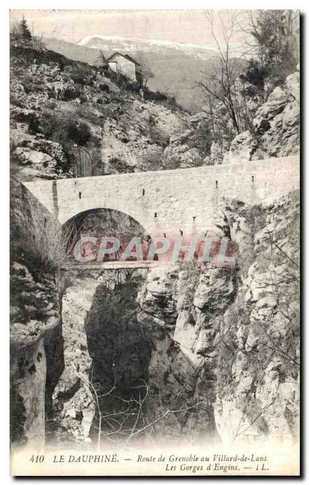 Die Gorges d'Engins — Route de Grenoble au Villard-de-Lans — 410 - Vorderseite